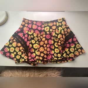 Free people floral tennis skirt